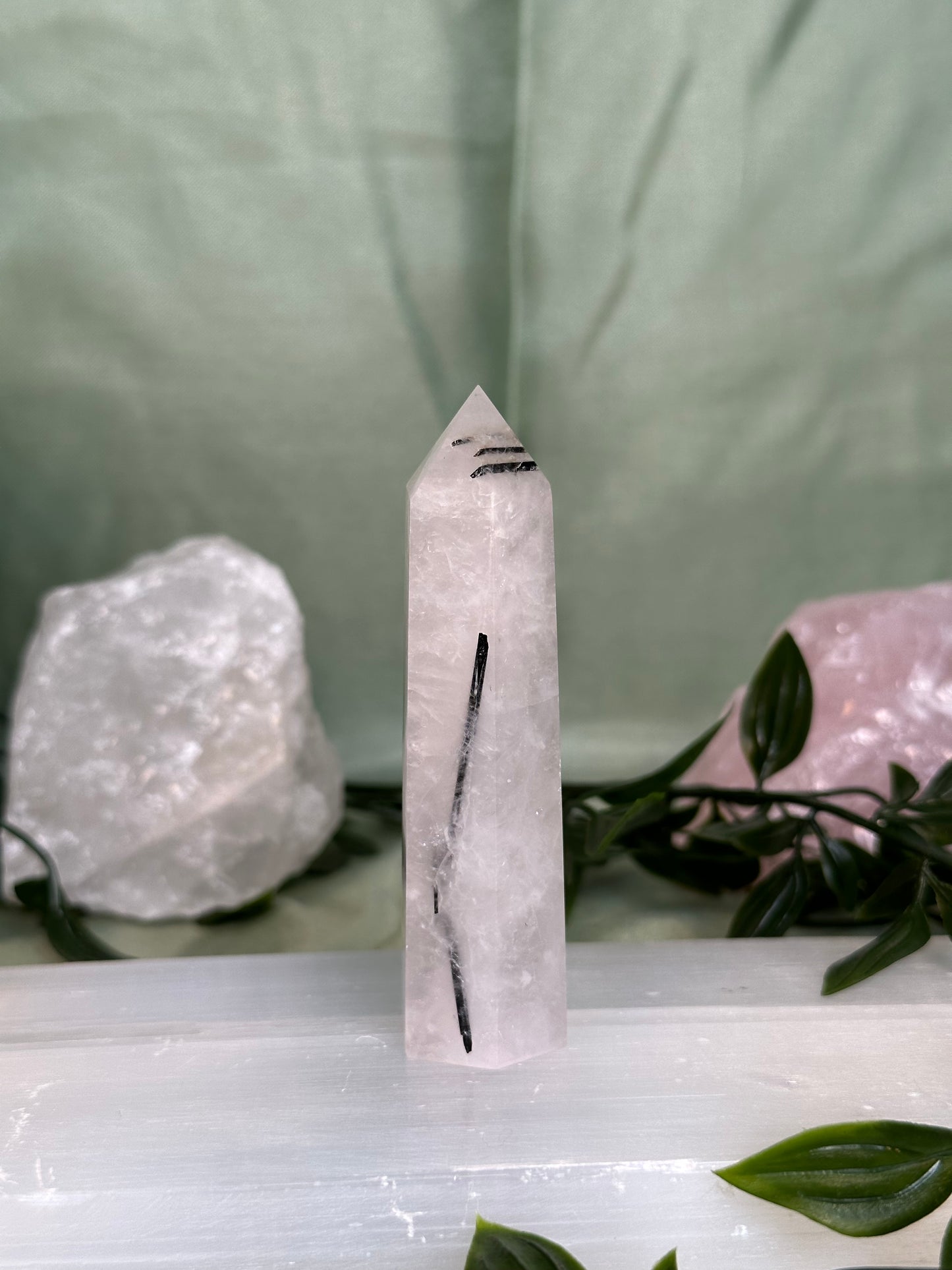 Tourmalinated Quartz Tower "17"