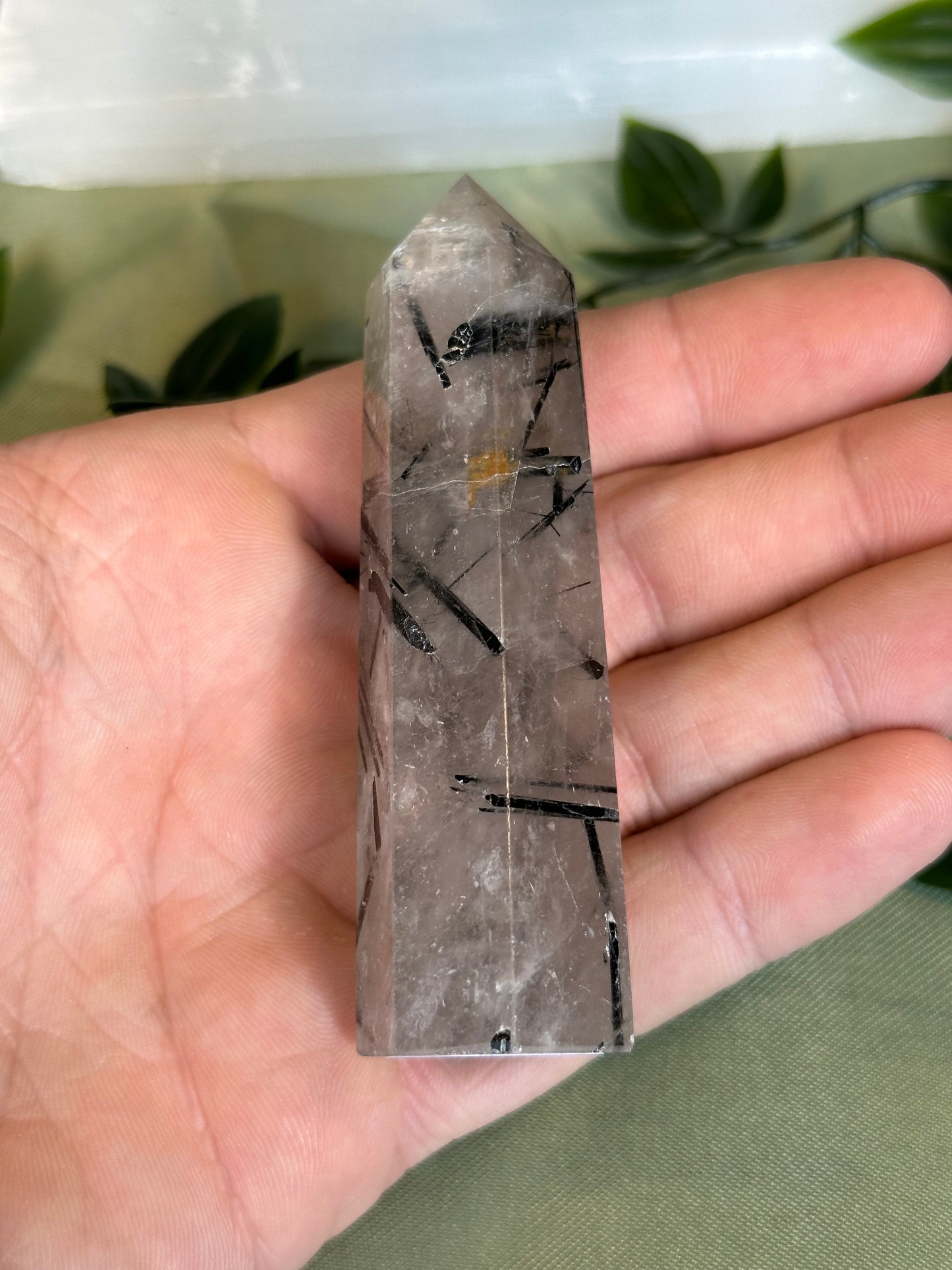 Tourmalinated Quartz Tower "16"