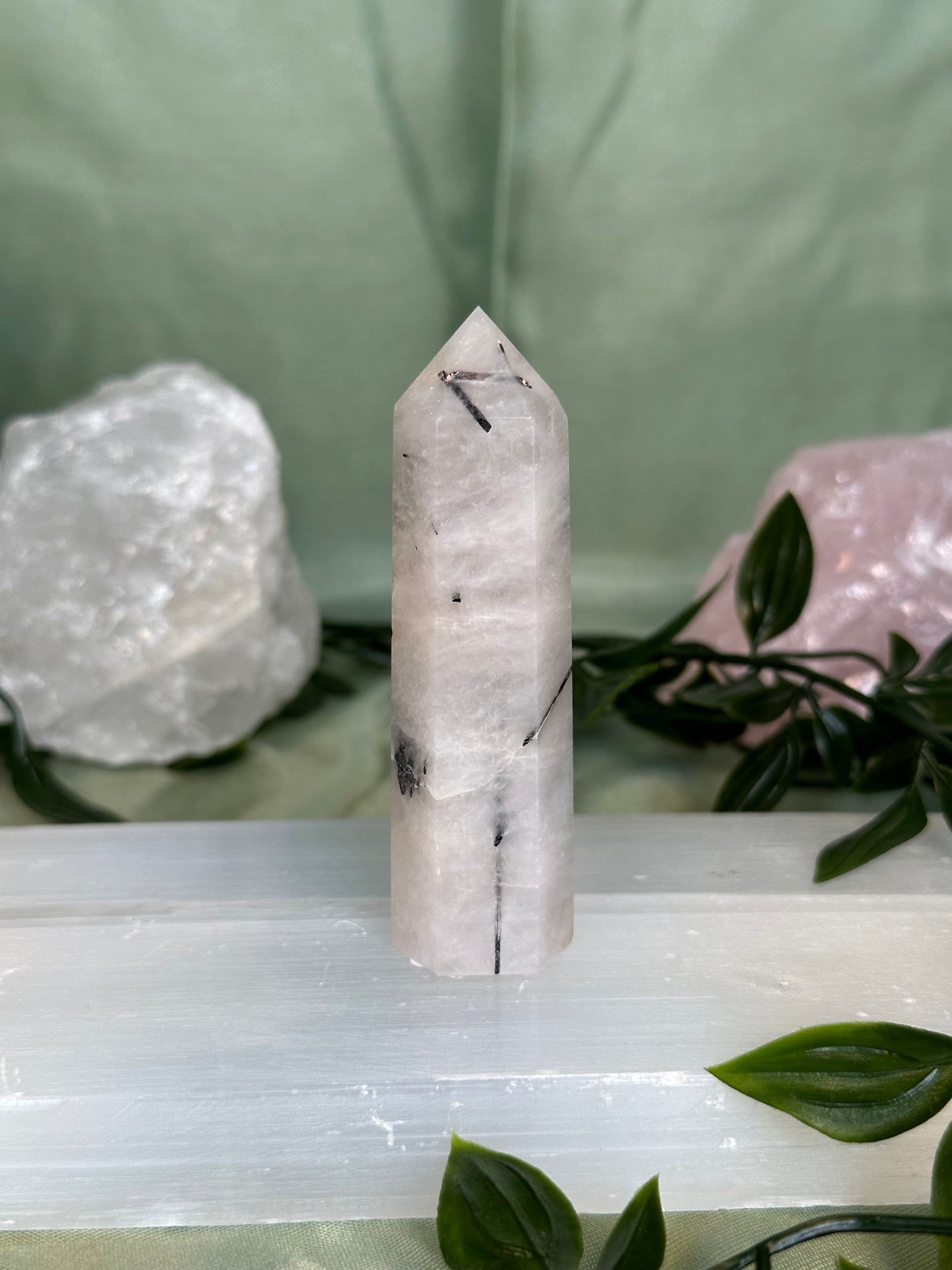 Tourmalinated Quartz Tower "14"