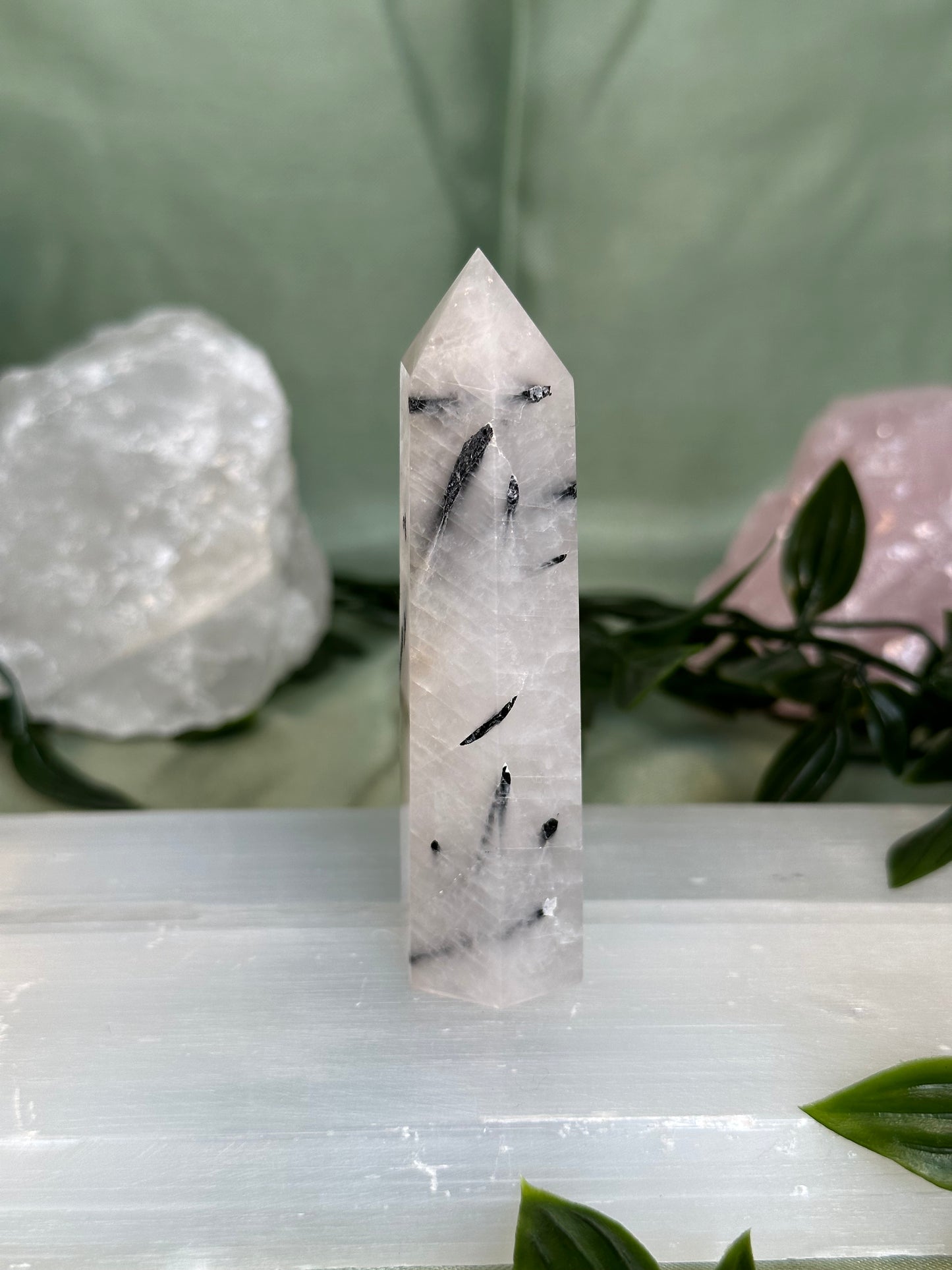 Tourmalinated Quartz Tower "15B"