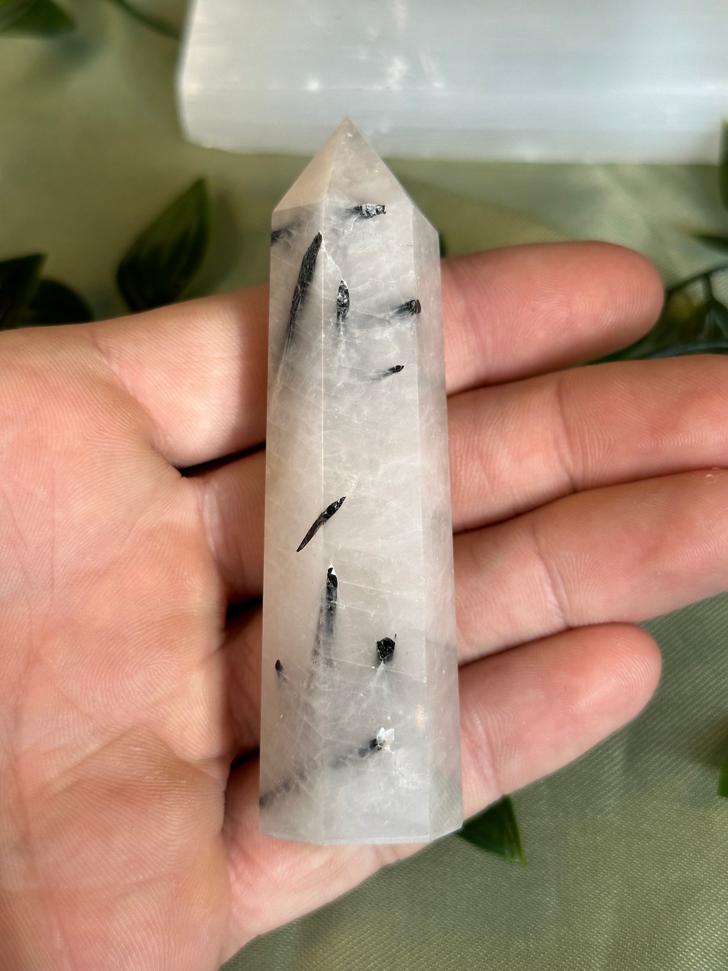 Tourmalinated Quartz Tower "15B"