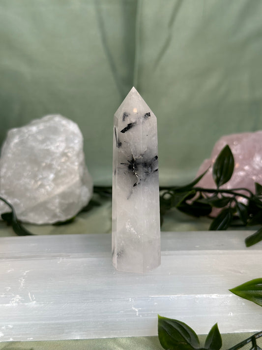 Tourmalinated Quartz Tower "13C"