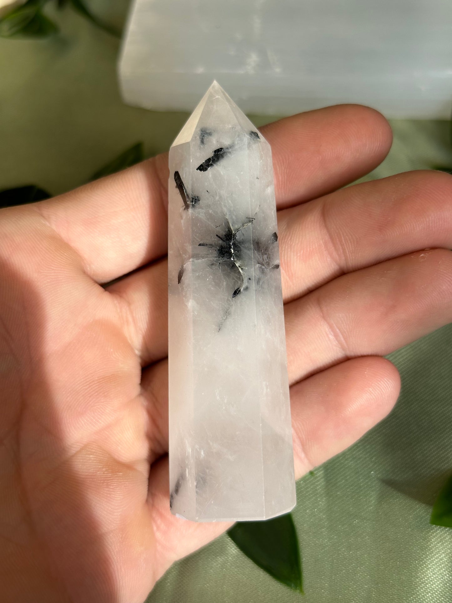 Tourmalinated Quartz Tower "13C"