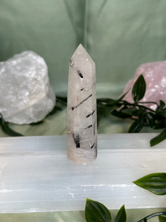 Tourmalinated Quartz Tower "13B"