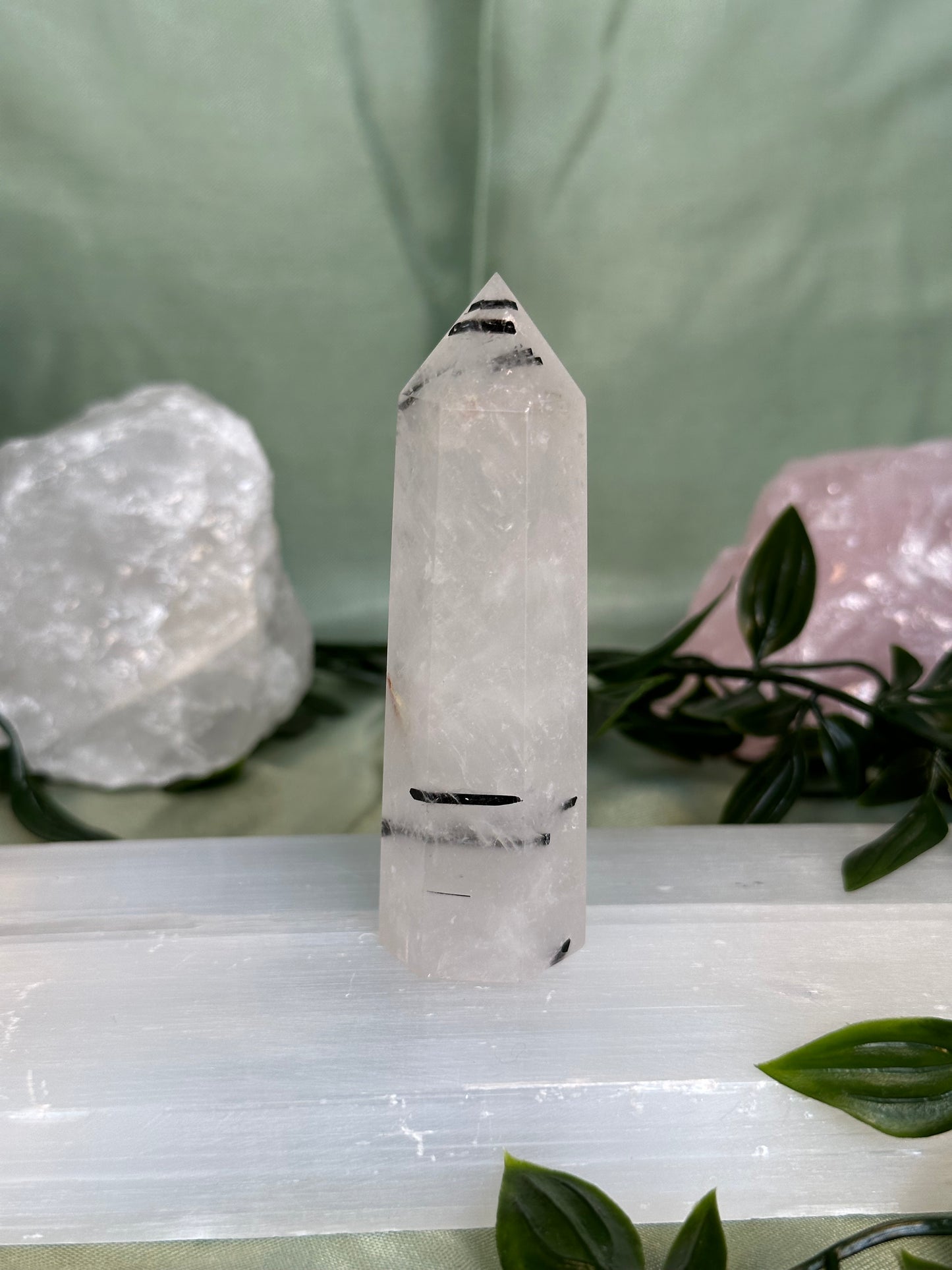 Tourmalinated Quartz Tower "19A"