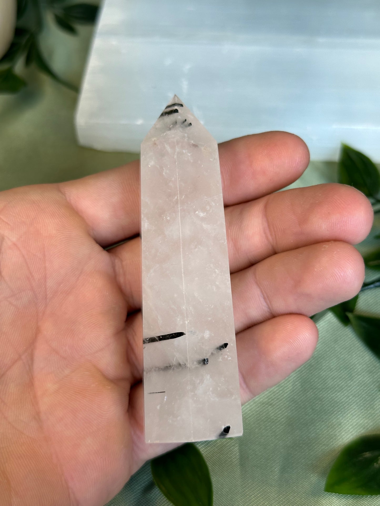 Tourmalinated Quartz Tower "19A"