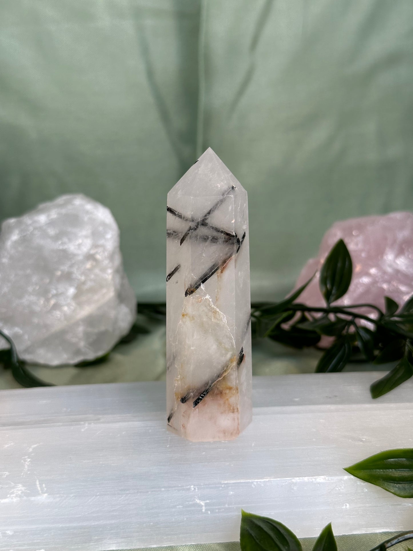 Tourmalinated Quartz Tower "19B"