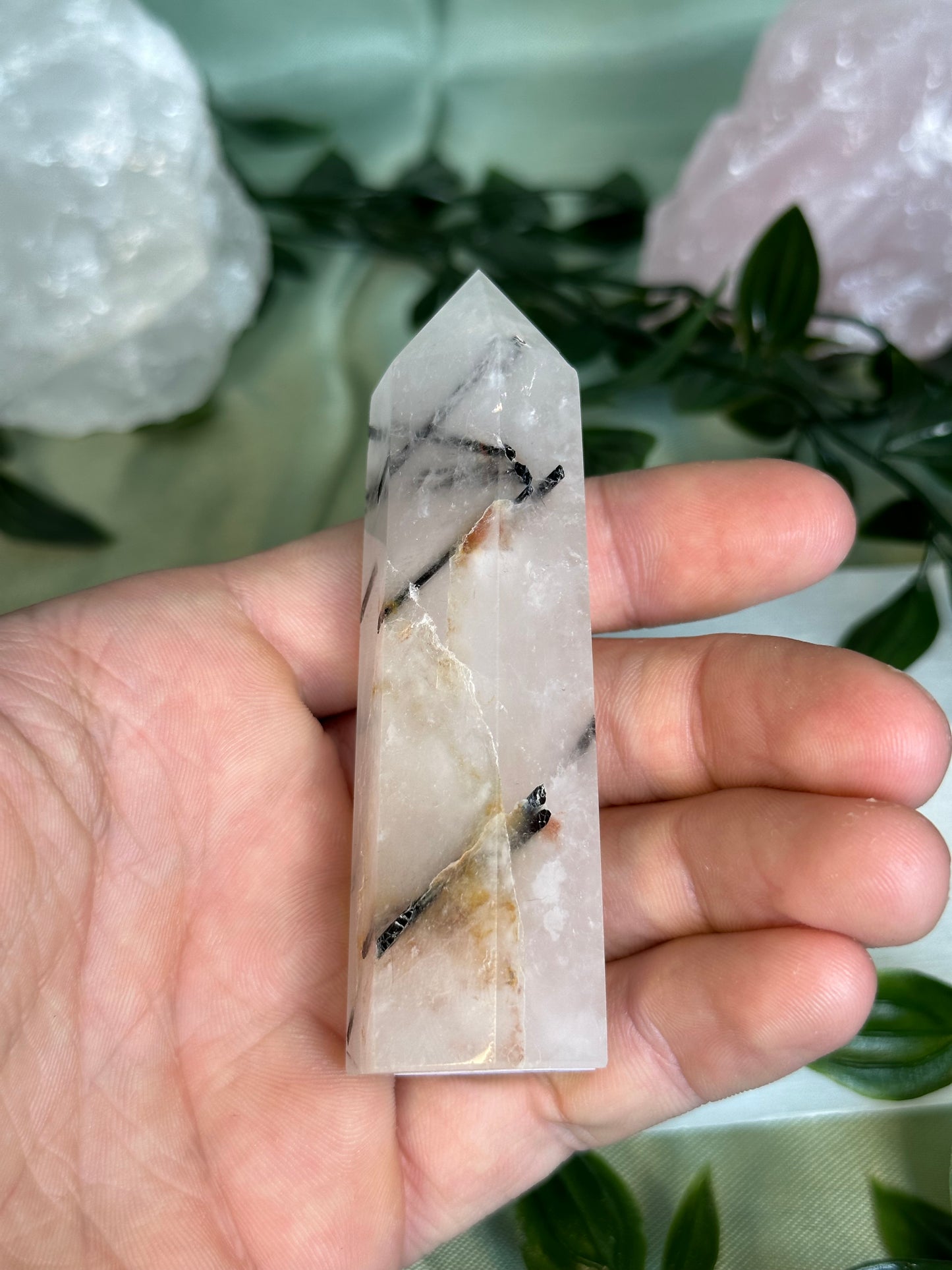 Tourmalinated Quartz Tower "19B"