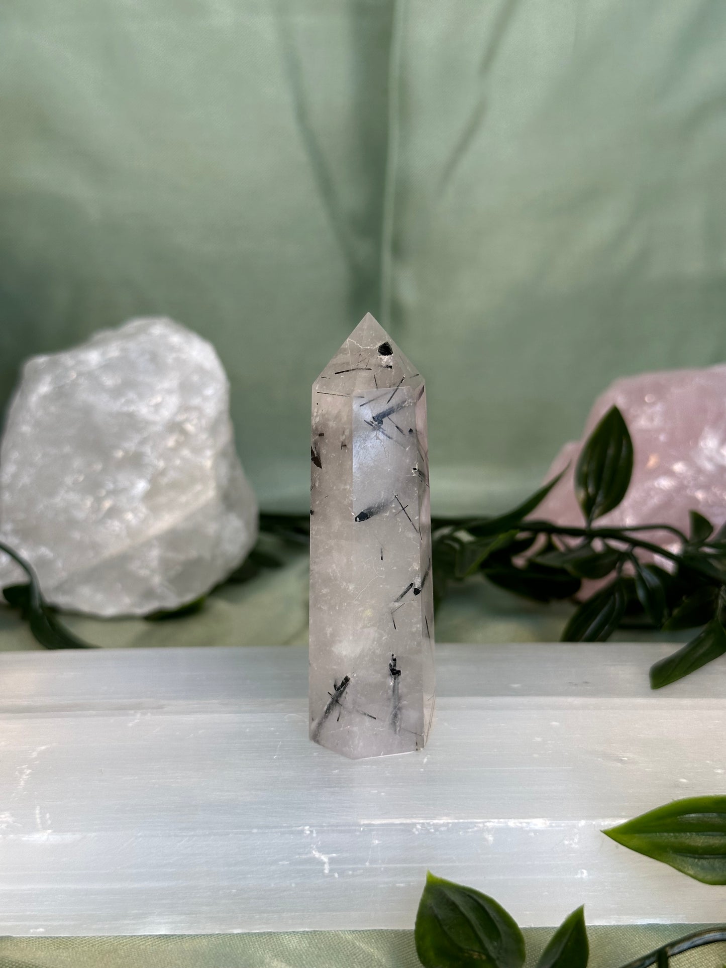 Tourmalinated Quartz Tower "12"